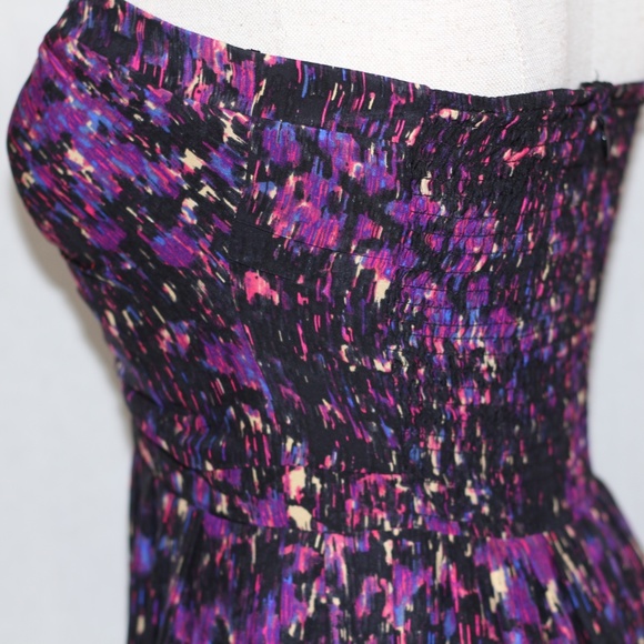 Purple Silk Halter Dress - Picture 7 of 14